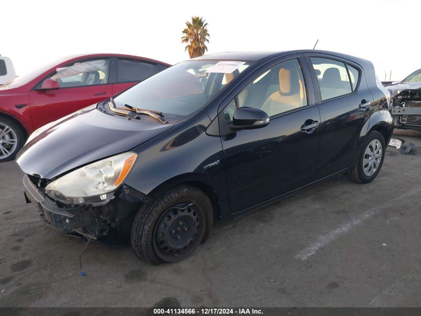 2013 Toyota Prius C One VIN: JTDKDTB38D1538452 Lot: 41134566