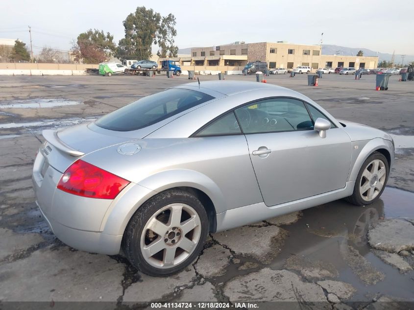 2001 Audi Tt VIN: TRUWX28N111045838 Lot: 41134724