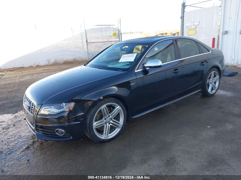 2012 Audi S4 3.0 Premium Plus VIN: WAUKGBFL6CA001148 Lot: 41134916