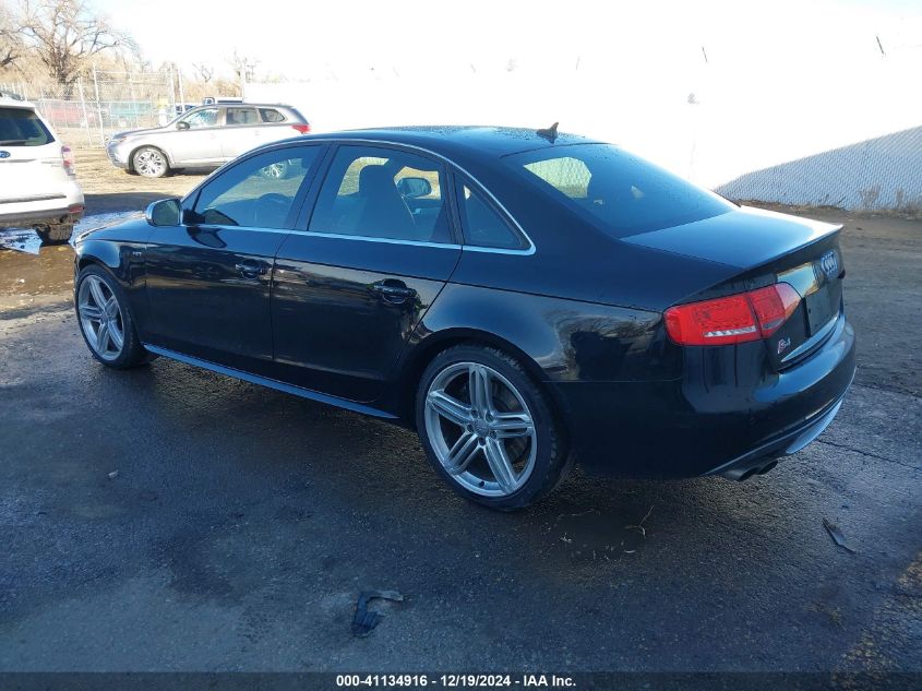 2012 Audi S4 3.0 Premium Plus VIN: WAUKGBFL6CA001148 Lot: 41134916