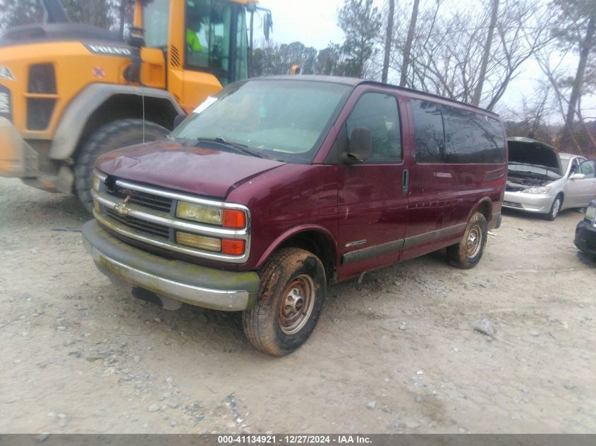 1997 Chevrolet Express VIN: 1GNGG25R7V1051792 Lot: 41134921