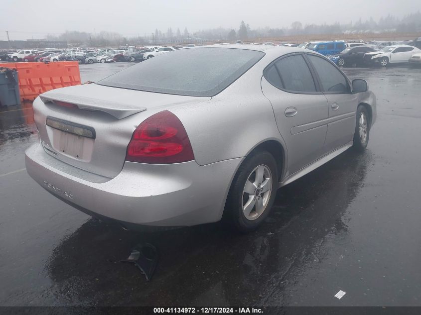 2006 Pontiac Grand Prix VIN: 2G2WP552661195570 Lot: 41134972