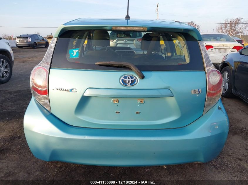 2012 Toyota Prius C Two VIN: JTDKDTB38C1010599 Lot: 41135088