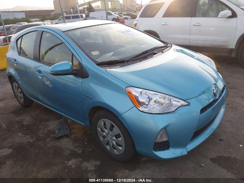 2012 Toyota Prius C Two VIN: JTDKDTB38C1010599 Lot: 41135088