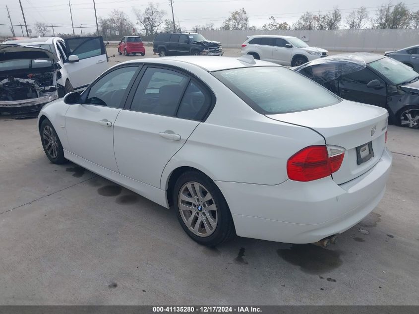 2007 BMW 328I I VIN: WBAVA33527PG50736 Lot: 41135280