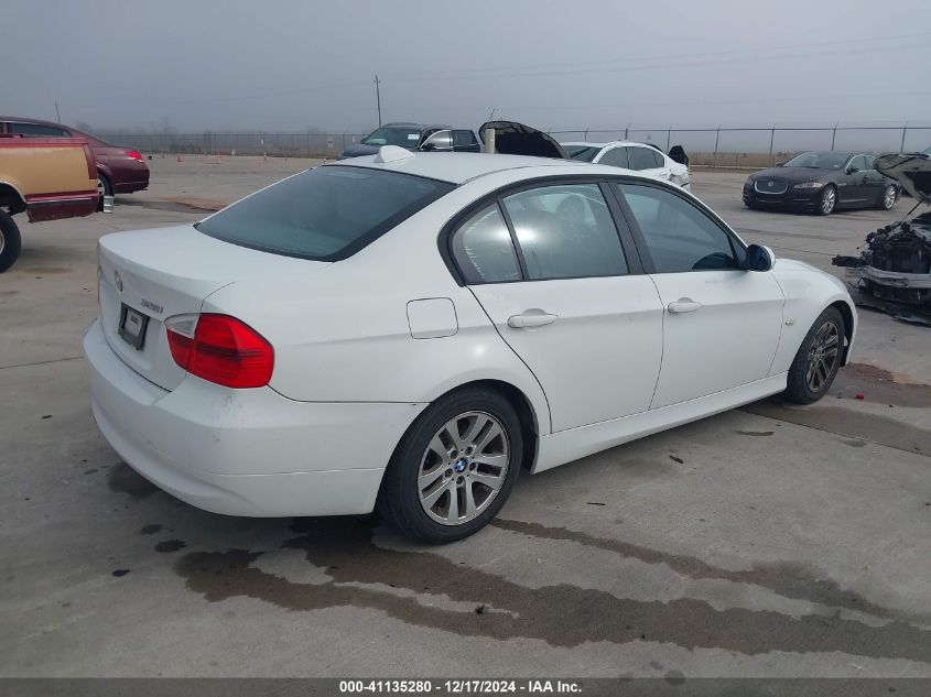 2007 BMW 328I I VIN: WBAVA33527PG50736 Lot: 41135280