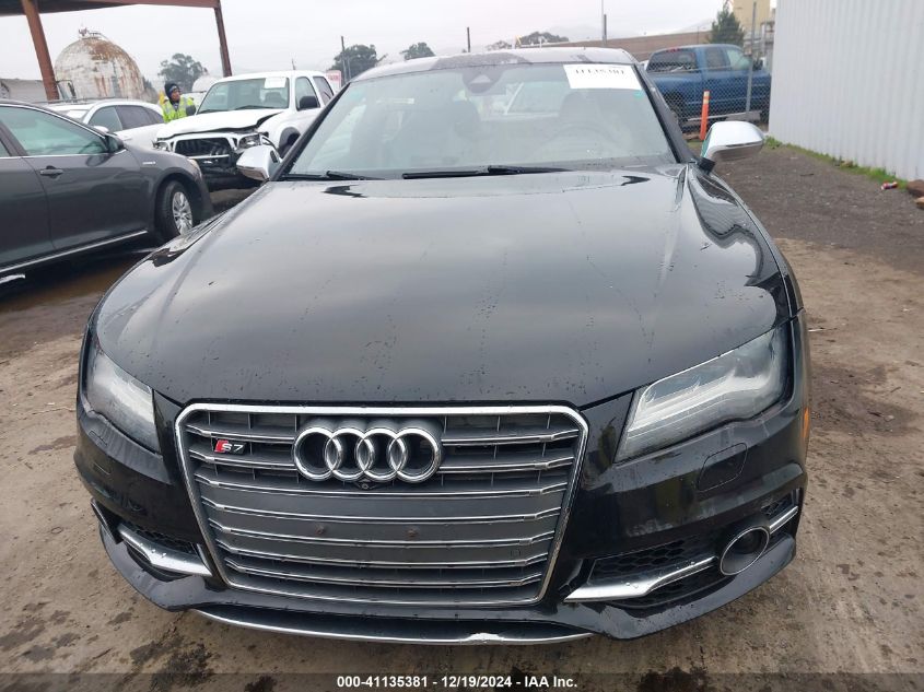 2013 Audi S7 4.0T Prestige VIN: WAU32AFC7DN047739 Lot: 41135381