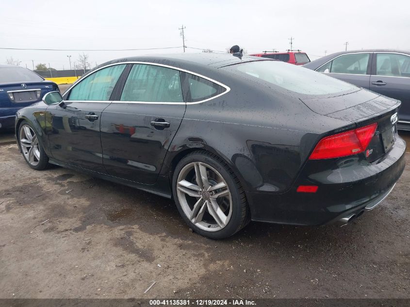 2013 Audi S7 4.0T Prestige VIN: WAU32AFC7DN047739 Lot: 41135381