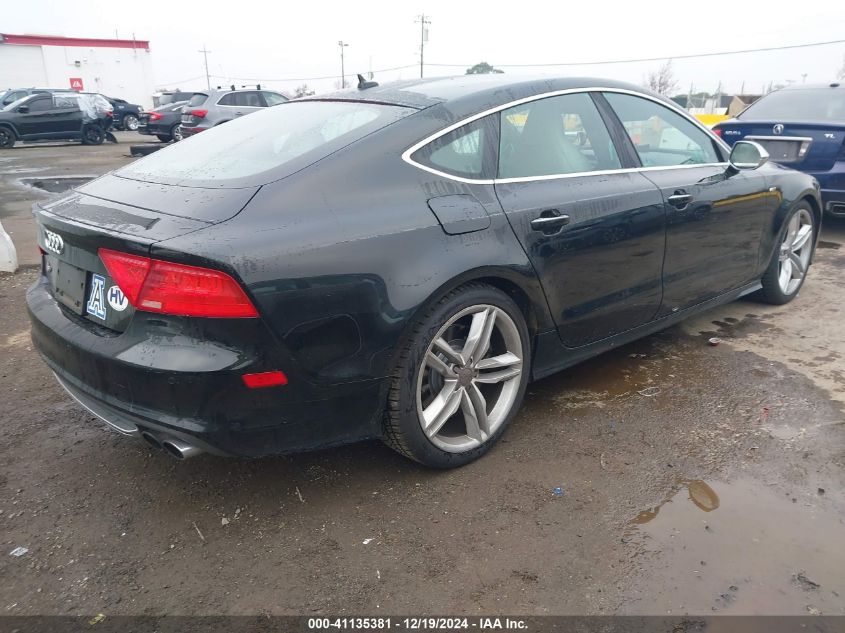 2013 Audi S7 4.0T Prestige VIN: WAU32AFC7DN047739 Lot: 41135381