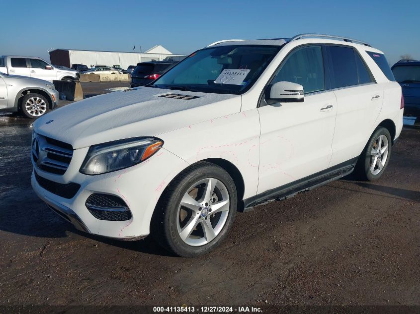 2017 Mercedes-Benz Gle 350 VIN: 4JGDA5JB4HA851084 Lot: 41135413