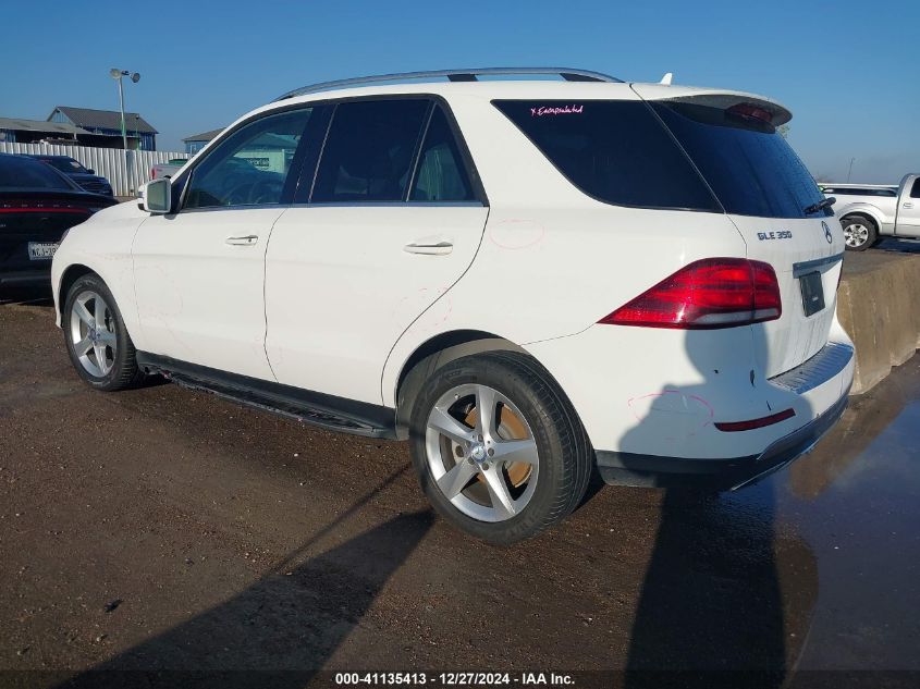 2017 Mercedes-Benz Gle 350 VIN: 4JGDA5JB4HA851084 Lot: 41135413