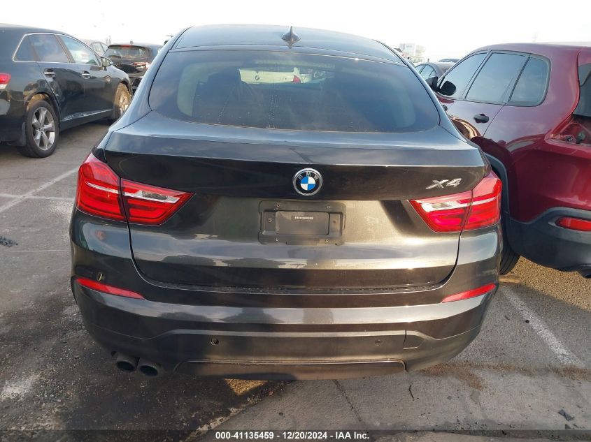 2016 BMW X4 xDrive35I VIN: 5UXXW5C55G0N93087 Lot: 41135459