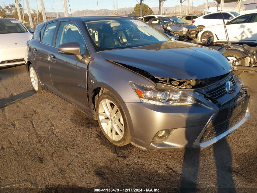 2017 Lexus Ct 200H VIN: JTHKD5BHXH2280165 Lot: 41135479