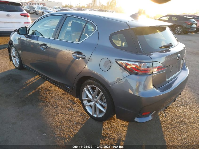 2017 Lexus Ct 200H VIN: JTHKD5BHXH2280165 Lot: 41135479