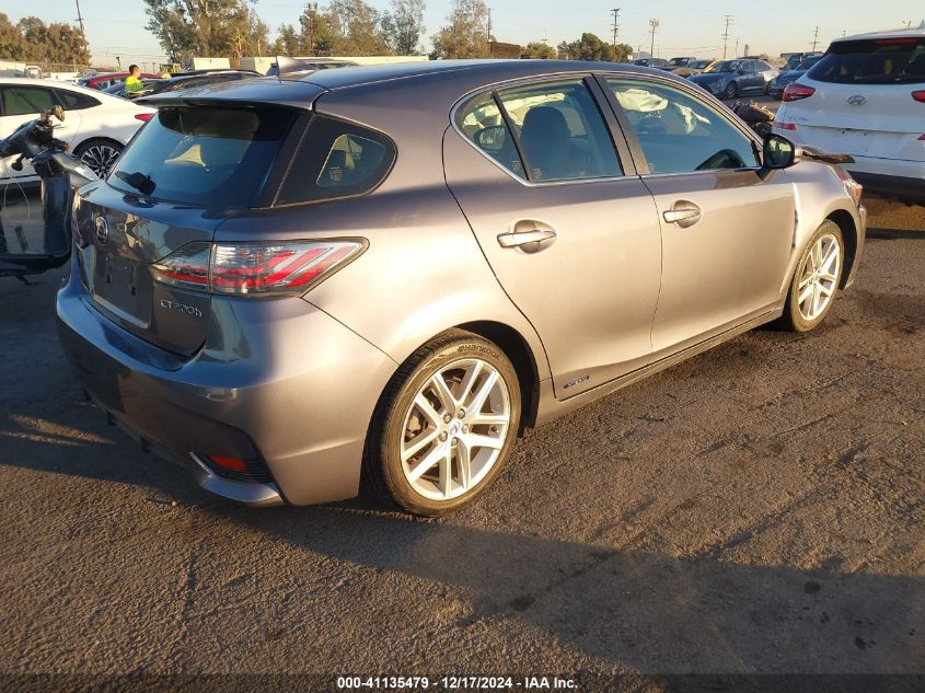 2017 Lexus Ct 200H VIN: JTHKD5BHXH2280165 Lot: 41135479