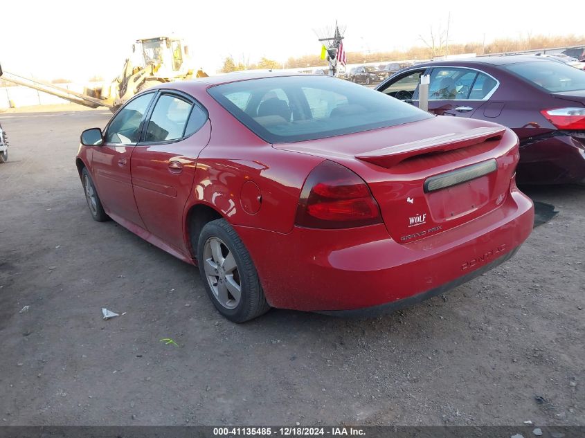 2007 Pontiac Grand Prix VIN: 2G2WP552171212678 Lot: 41135485