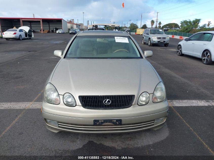 2000 Lexus Gs 300 VIN: JT8BD68S7Y0095429 Lot: 41135583