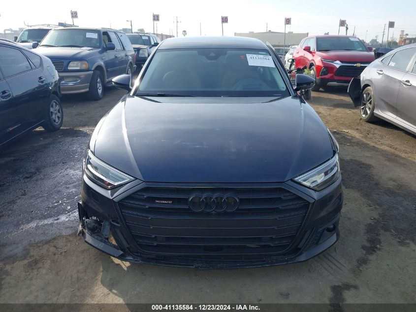 2021 Audi A8 L 55 Tfsi Quattro Tiptronic VIN: WAU8DAF82MN024168 Lot: 41135584