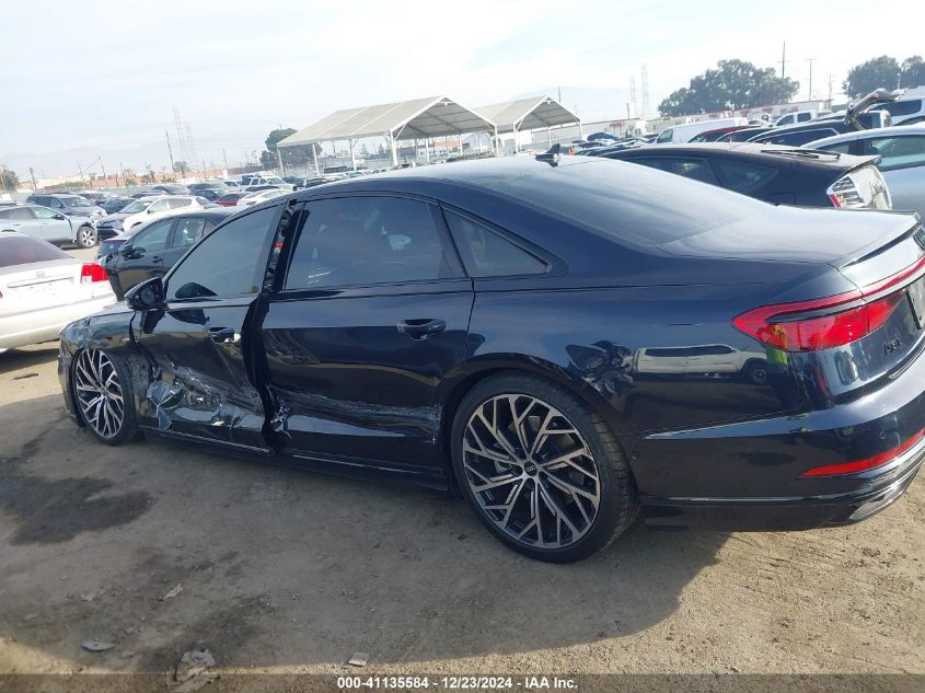 2021 Audi A8 L 55 Tfsi Quattro Tiptronic VIN: WAU8DAF82MN024168 Lot: 41135584