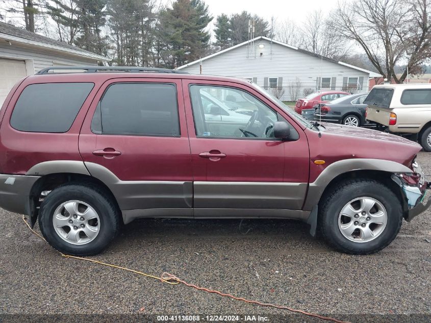 2004 Mazda Tribute Es V6 VIN: 4F2CZ96104KM08192 Lot: 41136088