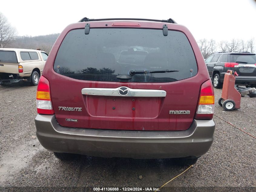 2004 Mazda Tribute Es V6 VIN: 4F2CZ96104KM08192 Lot: 41136088