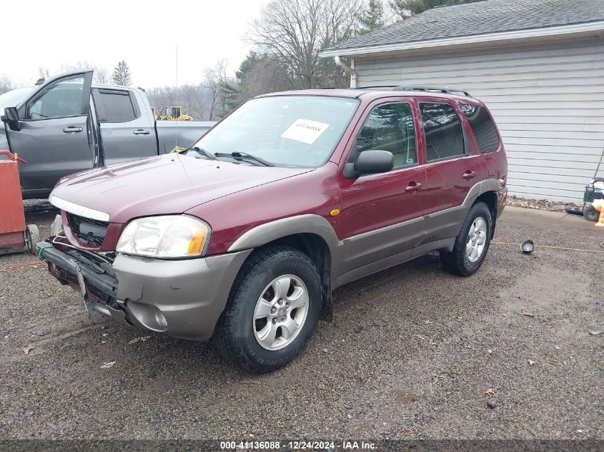 2004 Mazda Tribute Es V6 VIN: 4F2CZ96104KM08192 Lot: 41136088