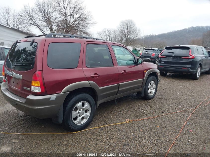 2004 Mazda Tribute Es V6 VIN: 4F2CZ96104KM08192 Lot: 41136088