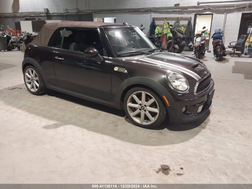 2013 Mini Convertible Cooper S VIN: WMWZP3C59DT297735 Lot: 41136114