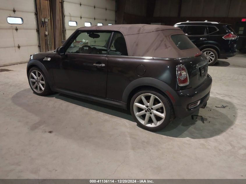 2013 Mini Convertible Cooper S VIN: WMWZP3C59DT297735 Lot: 41136114