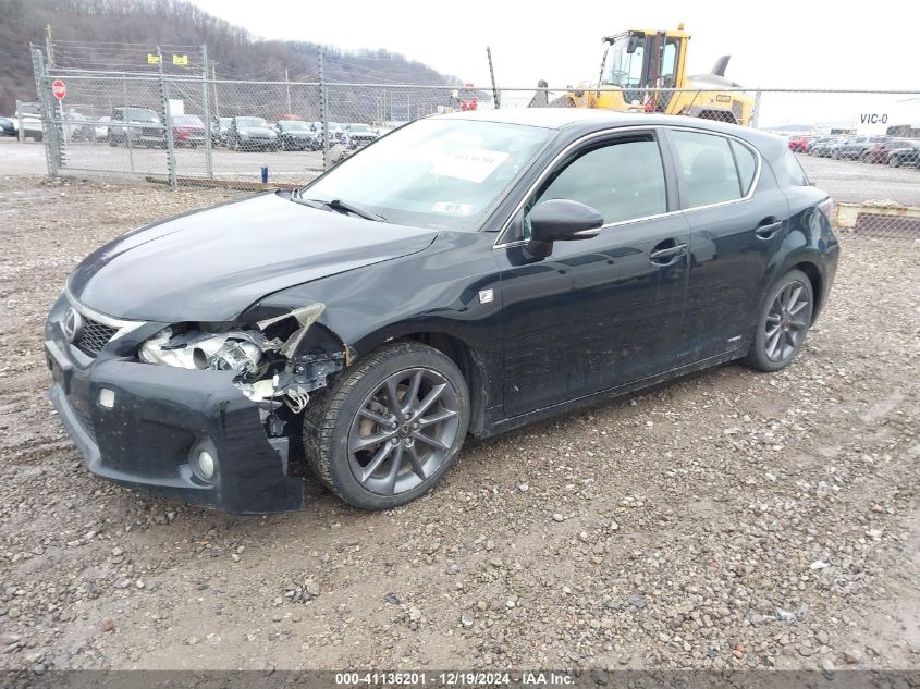 2012 Lexus Ct 200H Premium VIN: JTHKD5BH2C2079840 Lot: 41136201