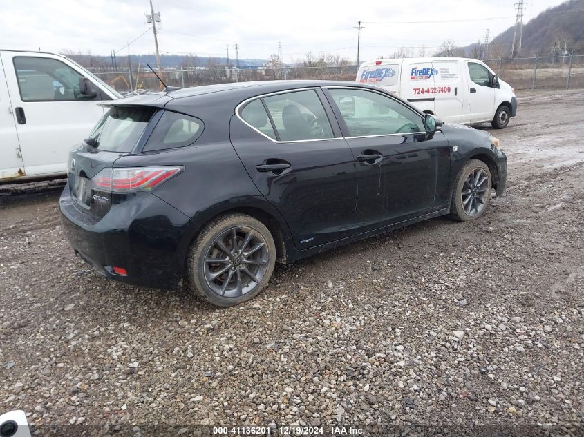 2012 Lexus Ct 200H Premium VIN: JTHKD5BH2C2079840 Lot: 41136201