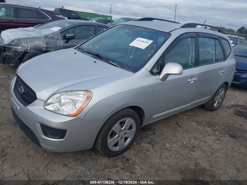 2009 Kia Rondo Lx V6 VIN: KNAFG526497252808 Lot: 41136236