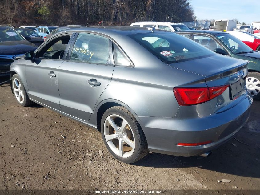 2015 Audi A3 2.0T Premium VIN: WAUBFGFF7F1140168 Lot: 41136254