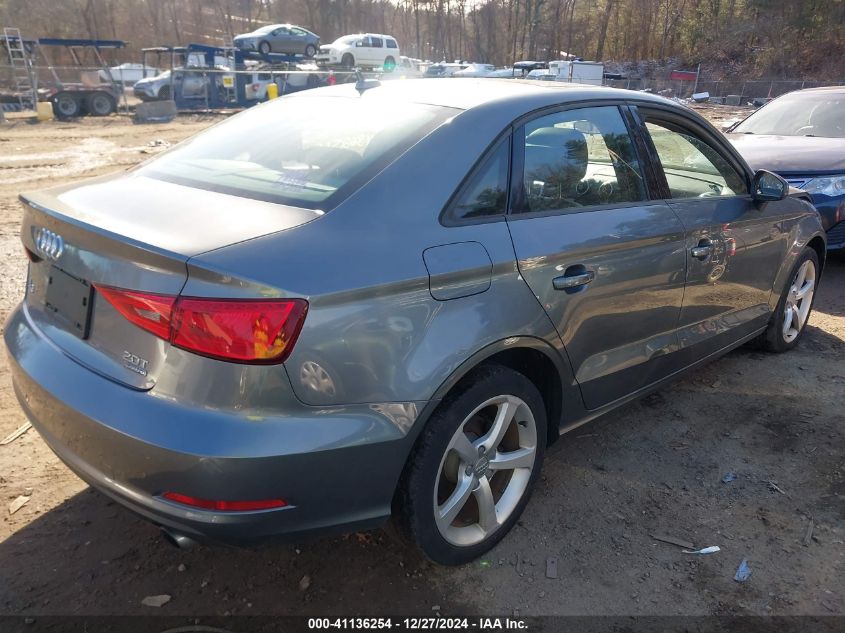 2015 Audi A3 2.0T Premium VIN: WAUBFGFF7F1140168 Lot: 41136254