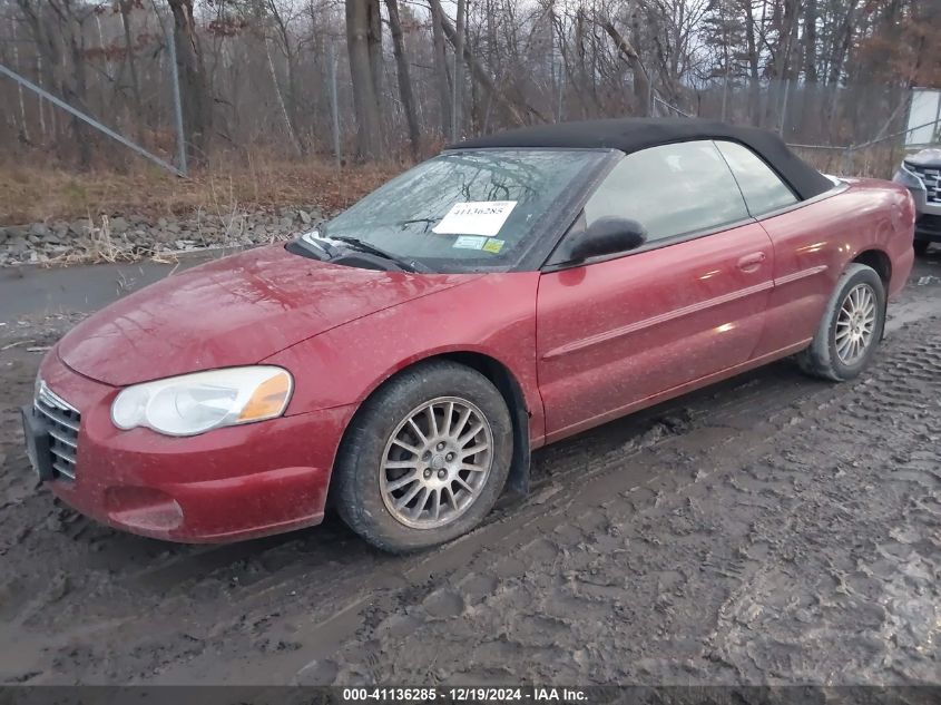 2004 Chrysler Sebring Lxi VIN: 1C3EL55R74N236028 Lot: 41136285