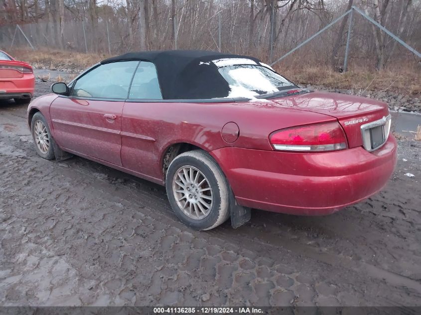 2004 Chrysler Sebring Lxi VIN: 1C3EL55R74N236028 Lot: 41136285