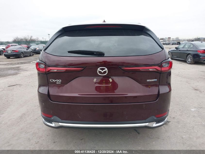 2024 Mazda Cx-90 Phev Premium VIN: JM3KKDHA8R1110364 Lot: 41136425