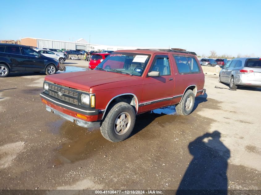 1991 Chevrolet Blazer S10 VIN: 1GNCT18Z4M8159485 Lot: 41136477