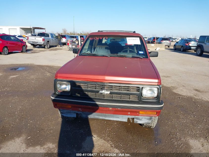 1991 Chevrolet Blazer S10 VIN: 1GNCT18Z4M8159485 Lot: 41136477