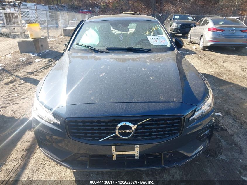 2022 Volvo S60 B5 Momentum VIN: 7JRL12FZ4NG162452 Lot: 41136617