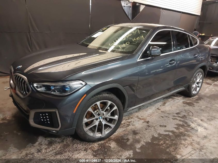 2020 BMW X6 xDrive40I VIN: 5UXCY6C09L9D31102 Lot: 41136637