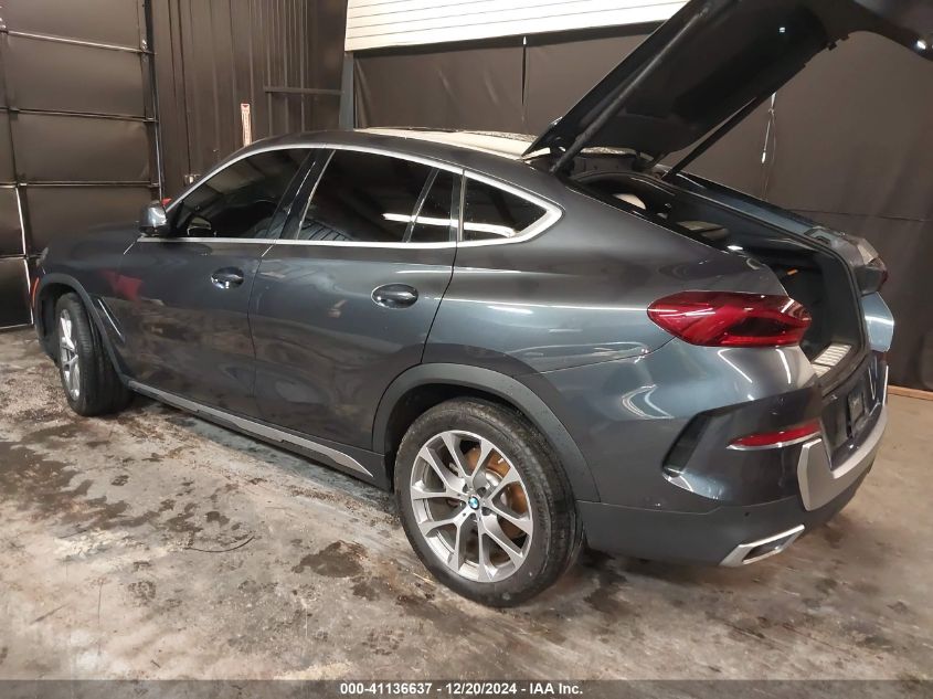 2020 BMW X6 xDrive40I VIN: 5UXCY6C09L9D31102 Lot: 41136637