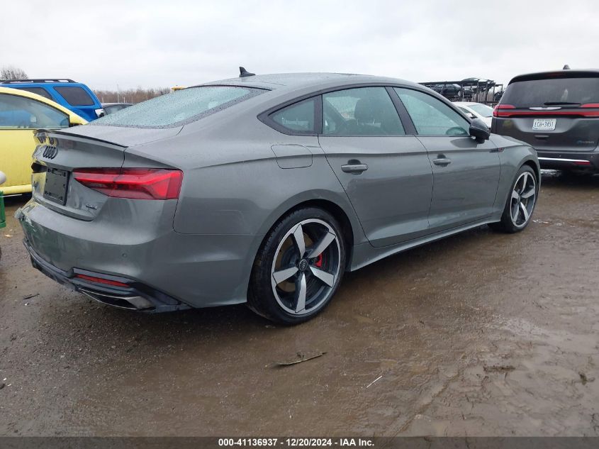 2023 Audi A5 Sportback Premium Plus 45 Tfsi S Line Quattro S Tronic VIN: WAUFACF59PA069184 Lot: 41136937