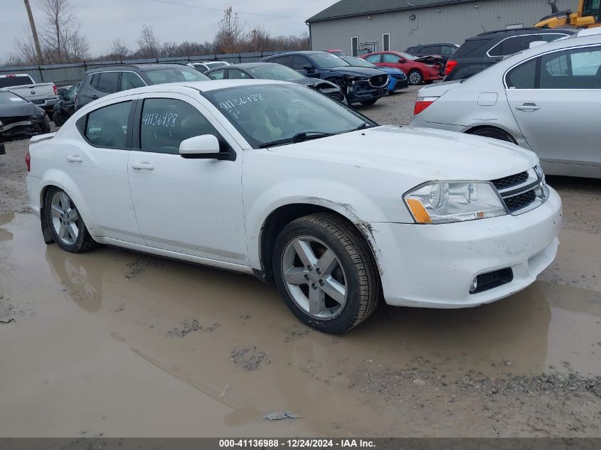 2012 Dodge Avenger Sxt Plus VIN: 1C3CDZEG2CN313882 Lot: 41136988