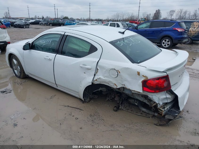 2012 Dodge Avenger Sxt Plus VIN: 1C3CDZEG2CN313882 Lot: 41136988