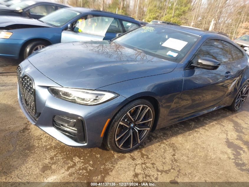 2021 BMW 430I xDrive VIN: WBA73AP06MCF80778 Lot: 41137135