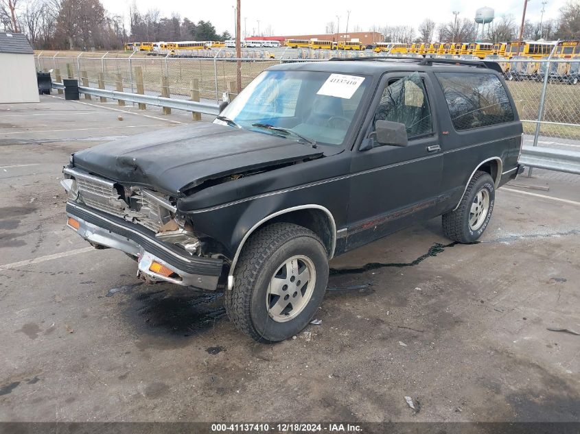 1992 Chevrolet Blazer S10 VIN: 1GNCT18Z7N0132958 Lot: 41137410