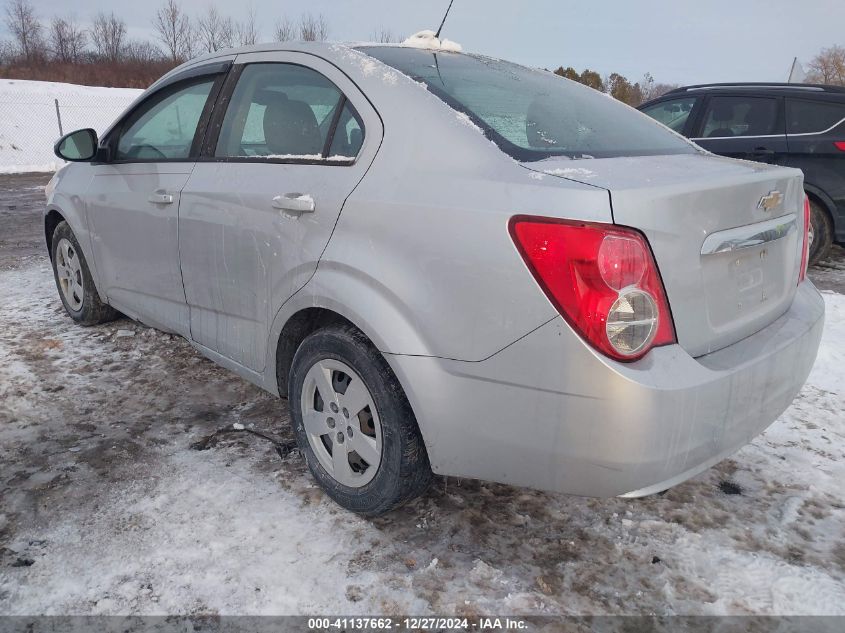 2015 Chevrolet Sonic Ls Auto VIN: 1G1JA5SH0F4115600 Lot: 41137662