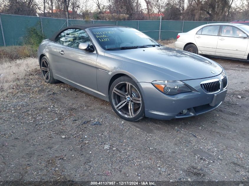 2005 BMW 645Ci VIN: WBAEK73435B324852 Lot: 41137957