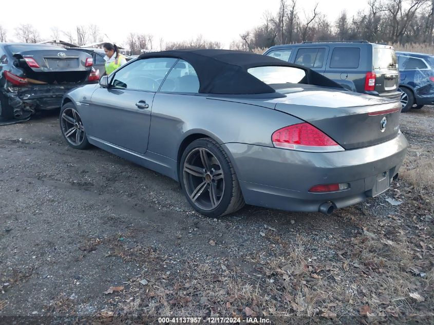 2005 BMW 645Ci VIN: WBAEK73435B324852 Lot: 41137957